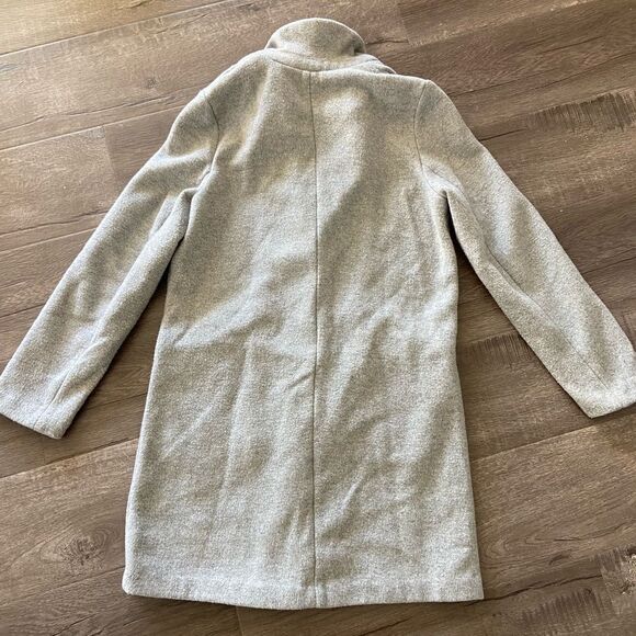 Zara Light Gray Trench Jacket - Picture 3 of 6